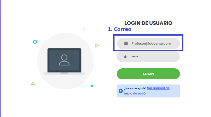 Paso 1 Login