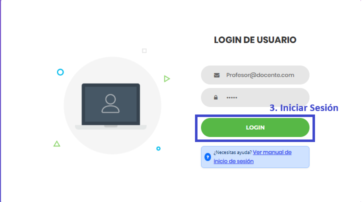 Paso 3 Login